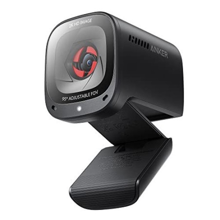 Anker A3369011 Webcam 2048 x 1080 Pixel USB - High-Quality Streaming & Video Conferencing, Sleek Black Design